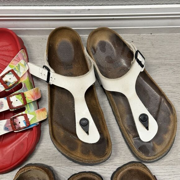 Birkenstock Sandals Collection Wholesale LOT of 6 USED Rehab - EU38 US 7 Read - Picture 4 of 8